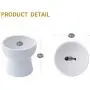 TAMAYKIM Ceramic Raised Cat Bowls, Food and Water Bowls Set for Cats, Porcelain Elevated Stress Free Feeding Pet Dish, Dishwasher and Microwave Safe, 2 Pack TAMAYKIM Ceramic Raised Cat Bowls, Food and Water Bowls Set for Cats, Porcelain Elevated Stress Free Feeding Pet Dish, Dishwasher and Microwave Safe, 2 Pack