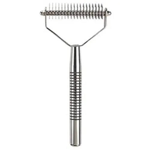 Oster Dog Rake and Shedding Brush, 18-Tooth Coarse, Wide (078928-300-000)