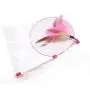 Cat Toy Feather Wand, Interactive Training Toy Fishing Cat Pole and Bell for Cat Practice Play Fun Gift