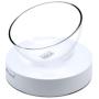LumoLeaf Dog Cat Bowls, Elevated Cat Bowl, Transparent Raised Tilted Cat Food Water Bowl, Detachable & 0-30° Cat Food Dish Stand for Kitty and Puppy, Stress Free, Dishwasher Safe.