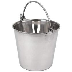 Lindys stainless steel pail, 6 quarts, Silver