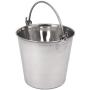 Lindys stainless steel pail, 6 quarts, Silver