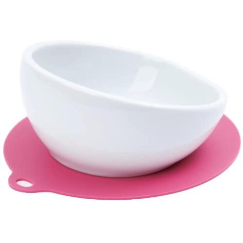 Hario Chibi Plate Food Bowl for Small Dogs, 75ml, Cherry Pink