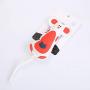 ocijf179 Pet Toy Pet Canvas Ring Paper Mouse Shape Kitten Cat Toy Chewing Teething Pet Supplies - Brown