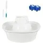 Aurora Cat Water Fountain Porcelain, Pet Fountain Pet Water Fountain for Dog and Cat, 2 Water Pumps, Ultra Quiet Scratch Resistant Cat water dispenser, Stronger than Ceramic Fountain, Cleaning brushes Aurora Cat Water Fountain Porcelain, Pet Fountain Pet Water Fountain for Dog and Cat, 2 Water Pumps, Ultra Quiet Scratch Resistant Cat water dispenser, Stronger than Ceramic Fountain, Cleaning brushes