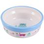 POPETPOP Ceramic Dog Bowl Puppy Dish Bowl Cat Food Water Feeder Bowl Blue