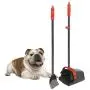 Petmate Clean Response Swivel Bin & Rake Pooper Scooper, Plastic Handle
