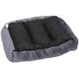 long rich Large Classic Rectangle Dog and Pet Bed, 24x34 inches. by Happycare Textiles