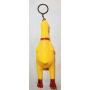 ITISMINE Shrilling Chicken Keychain Yellow Rubber Squeeze Squeak Screaming Prank Key Chain Novelty Toy