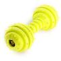 Chenyouwen Pet Toys Great Pet TPR Bite-Resistant Toys Safe Non-Toxic Dumbbells Molar Toys(Yellow) (Color : Yellow)