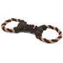 HugSmart Pet – Rope Monster | Tough Rubber and Rope Tug Toy for Small Medium and Large Dogs