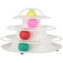 FairOnly Convenient Life Funny 4 Layers Turntable Interactive Toy with Balls Teaser for Pet Cat