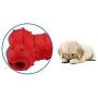 Pet Supplies Large Rubber Vocal Bone-Shaped Missing Food Toy Clean Tooth Bone Leakage Food Ball