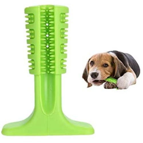 ADTBLL Dog Chew Toothbrush, Doggy Teeth Cleaning Dental Care Massager Nontoxic Natural Chew Toys