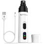 STÙNICK - Dog Nail Grinder for Small, Medium and Large Dogs - Gentle Portable Paws Grooming and Smoothing - Professional 2-Speed Electric Rechargeable Dog Toe Trimmer
