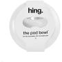 Hing Pet Cat Dog Feeding Pod Bowl, 300 g, Small, White