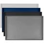 Hiado Dog Bowl Mat Small (19x12), Large (24x16), Raised Edges Non Skid Spill Proof with Lip Waterproof Silicone for The Floor