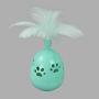 ocijf179 Pet Toy Kitten Bell Feather Tumbler Interactive Puzzle Funny Plastic Cat Toy Pet Supply - Green