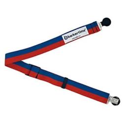 Barkertime Dog Diaper Suspender - Red and Blue Stripes Adjustable Suspender to Keep Dog Diapers On