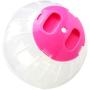 Aoyo 10cm/12cm Pet Exercise Running Ball Mini Transparent Pet Small Aminals Jogging Playing Plastic Ball Toy (Color : Pink, Size : 10cm)