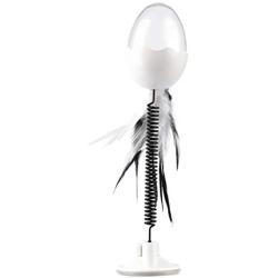 ocijf179 Cat Spring Ball Toy Tumbler Swinging Spring Ball Flash Teasing Toy with Bell Feather Cat Pet Toy - Green