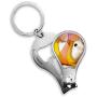 White Rat Animal Pet Game Toys Fingernail Clipper Cutter Opener Key Chain Scissor