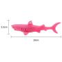 IKAAR Catnip Toys Interactive Cat Toys Catnip Fish Toy Toothbrush, Soft Mint Shark Shaped Cat Chew Toy for Cats Kitten Chew Pet Supplies Pack of 2 (Blue + Pink)