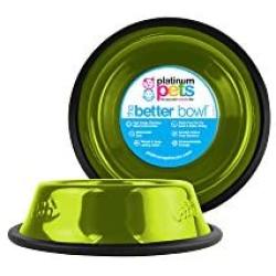 Platinum Pets Non-Tip Stainless Steel Cat Bowl