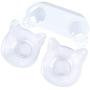 Joyshare Double Cat Food Bowls with Raised Stand, 15°Tilted Platform Cat Feeders Water Bowl, Stress-Free for Cats and Small Dogs, Non Slip and Durable, Gift for Pets