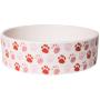 Park Life Designs Medium Pet Bowls, 6-1/4 inch Heavyweight Ceramic Dish Stays Put, Microwave and Dishwasher Safe