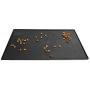 Platinum Pets Food & Water Heavy-Duty Feeding Mat, Black