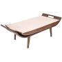 Penn-Plax Cat Walk Furniture: Luxury Lounger Cat Bed – Mid-Century Modern – For All Size Cats - Brown (CATFF18)