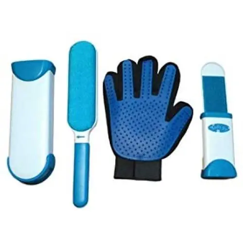 Kepeli Cat Dog Pet Hair Removal Brush with Travel Brush and Massaging Groomer Glove. Cleans Pet Fur Off Clothes, Furniture, Rugs, Car Seats Kepeli Cat Dog Pet Hair Removal Brush with Travel Brush and Massaging Groomer Glove. Cleans Pet Fur Off Clothes, Furniture, Rugs, Car Seats