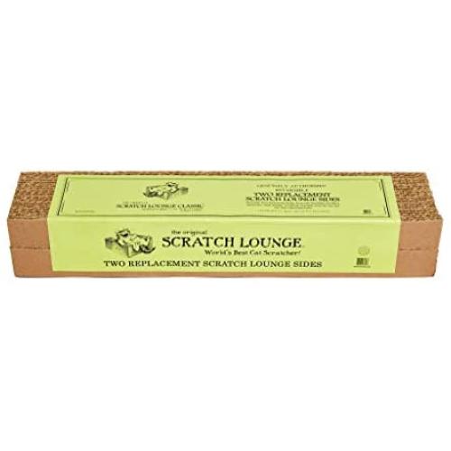 Original Scratch Lounge The Reversible Side Replacement Scratch Pad Refills (2 Pack) - Worlds Best Cat Scratcher - Long Lasting and 100% Recyclable