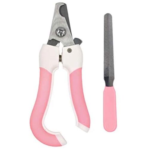 Hellomamma Dog Nail Clippers Cat Claw Trimmer Pet Toenail Cutter Blade Razor Grooming Tool with Nail File for Rabbit Bird Pigs Ferret