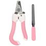 Hellomamma Dog Nail Clippers Cat Claw Trimmer Pet Toenail Cutter Blade Razor Grooming Tool with Nail File for Rabbit Bird Pigs Ferret