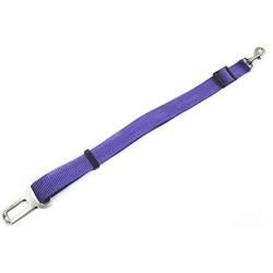 Pet Pet Dog Cat Car Seat Belt Adjustable Harness Seatbelt Lead Leash for Small Medium Dogs Travel Clip Safety Dog Leash 12 Color (Color : Purple)