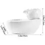 KNDJSPR Lotus Cat Waterer, Automatic Ceramic Drinking Fountain, Soften Water Prevent Dry Burning, 6 Replaceable Filters, for Bedroom Balcony Living Room KNDJSPR Lotus Cat Waterer, Automatic Ceramic Drinking Fountain, Soften Water Prevent Dry Burning, 6 Replaceable Filters, for Bedroom Balcony Living Room