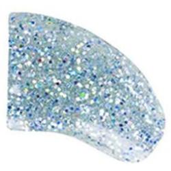 Purrdy Paws 40-Pack Soft Nail Caps for Dogs Claws Silver Holographic Glitter