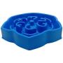 ROFTEK Food Bowl Stop Bloat Cat Slow Down Feeding Dog Hunting No Chock Feed Pet Bowl Slow Feeder Dog Bowl (Blue 3)