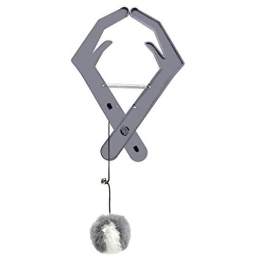 Xianggu Cat Toy Clip On Training Pet Supplies Electric Kitten Playing Interactive Exercise, Funny Pet Excercise Game Toy, for Use in Bedrooms, Living Rooms, Balconies, Rails, Etc.