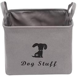 Polyester Dog Toy Basket and Dog Toy Box, Puppy Toy Basket Organizer - Perfect for organizing pet Toys, Blankets, leashes, Towel