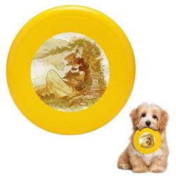 Pet Frisbee Flying Disc Dog Toy - Multifunction Librarian Brian Kesinger