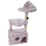 47'' Cat Tree Tower Condo Furniture Scratching Climb Holder Purple Big Point 47'' Cat Tree Tower Condo Furniture Scratching Climb Holder Purple Big Point