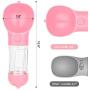 Homeye Dog Water Bottle, Portable Puppy Drinking Bottle for Outdoor Walking, Hiking, Travel, 10.6OZ Pet Water Dispenser with Poop Bags and Scooper, BPA Free