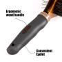 Pettom Dog Grooming Brush Pet Double Sided Pin Bristle Brush for Dogs Grooming Comb Remove Shedding Dirt Mats and Tangled Hair(Deshedding Brush)