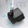 DADYPET Cat Water Fountain 2L with 4 Filters Ultra Silent Roman Style Automatic Pet Water Drinking Bowl Healthy Caring Cat Water Dispenser Electric Pet Water Bowl for Cats Dogs Multiple Pets
