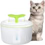 THMY Pet Water Fountain 2L Automatic Cat Water Dispenser with Water Level Window, Flower Style Water Drinking Fountain with LED Light for Cats Dogs THMY Pet Water Fountain 2L Automatic Cat Water Dispenser with Water Level Window, Flower Style Water Drinking Fountain with LED Light for Cats Dogs