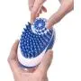 Povinmos Pet Scrubber Shampoo Dispenser Pet Dog Cat Bath & Massage Brush, Silicone Brush Bristle Pet Cleaning Device Wahser Bathing Comb Tool, Blue Povinmos Pet Scrubber Shampoo Dispenser Pet Dog Cat Bath & Massage Brush, Silicone Brush Bristle Pet Cleaning Device Wahser Bathing Comb Tool, Blue