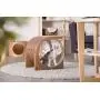 MYZOO Spaceship Alpha, Warm and Cozy Pet Bed for Cat & Dog, Designed & Modern Cat House, Wooden Cat Furniture(Oak & Walnut) MYZOO Spaceship Alpha, Warm and Cozy Pet Bed for Cat & Dog, Designed & Modern Cat House, Wooden Cat Furniture(Oak & Walnut)